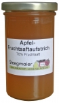 Apfel-Fruchtsaftaufstrich, 70% Fruchtsaft, fruchtiger Brotaufstrich, Inhalt: 270g